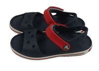 Tmavomodro-červené gumové sandály Crocs vel. 29
