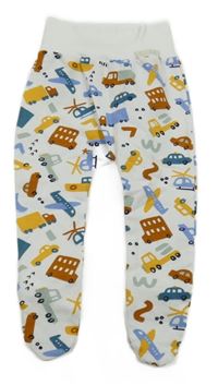 Bílé polodupky s motorovými prostředky Clar