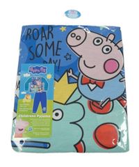 Nové - modro-modrozeleno-cobaltově modré pyžamo s Peppa Pig 