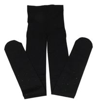 Černé punčocháče s kamínky