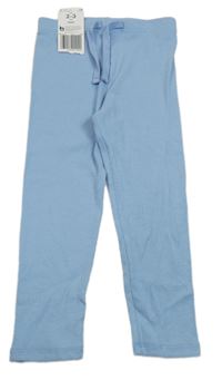 Nové - Světlemodré žebrované legíny Matalan