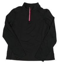 Černá sportovní mikina Lefties