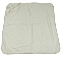 Bílá froté osuška s kapucí se slonem Matalan