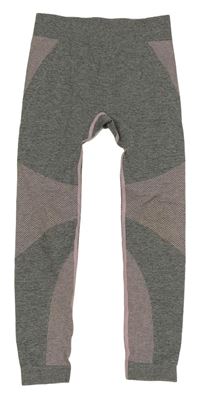 Šedé melírované spodní legíny Lupilu