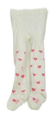 Smetanové punčocháče se srdíčky Pocopiano