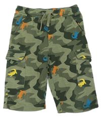 Army teplákové cargo kraťasy s krokodýly Kids