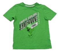 Zelené tričko s Minecraft zn. George