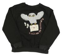 Antracitová mikina se sovou - Hedvika - Harry Potter H&M