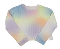 Barevný žebrovaný crop svetr zn. Primark