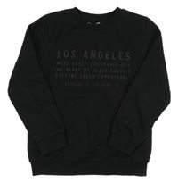 Černá mikina s nápisy Primark