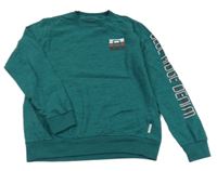 Zelené melírované triko s nápisem Blue Riddge 