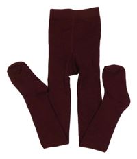 Vínové punčocháče Topolino