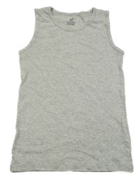 Šedé melírované tílko H&M