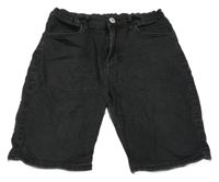 Černé riflové kraťasy H&M