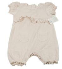 Nové - světlerůžový froté kraťasový overal Matalan