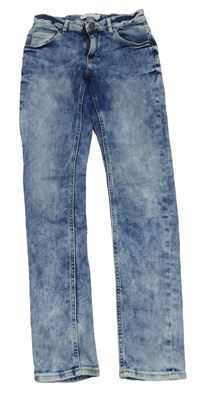 Světlemodré plísňové skinny rifle Lindex
