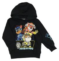 Černá mikina s kapucí - Tlapková patrola Nickelodeon