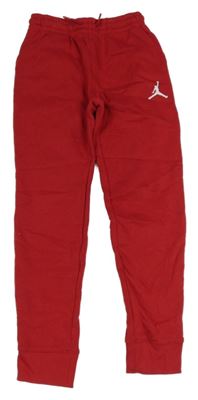 Červené tepláky s logem Jordan Air