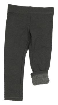 Šedé zateplené legíny H&M