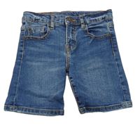 Tmavomodré riflové kraťasy Zara