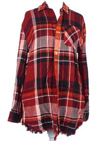 Dámská červená kostkovaná halenka River Island 