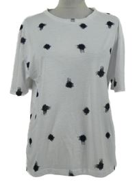 Dámské bílé vzorované tričko M&S