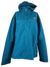 Pánská tyrkysová šusťáková outdoorová jarní bunda s kapucí Regatta vel. 3XL