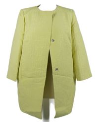 Dámský žlutý vzorovaný kabát Atmosphere 