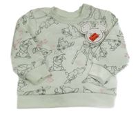 Nové- Světlezelená mikina s Bambim Disney