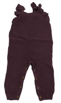 Lilkové pletené laclové kalhoty George