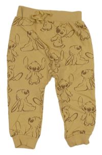 Hořčicové baggy tepláky se Stichem George