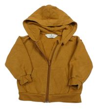 Medová propínací mikina s kapucí H&M