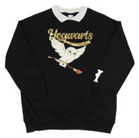 Černá mikina se sovou Hedvikou C&A