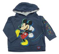Tmavomodrá mikina s Mickeym a kapucí George