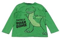 Zelené triko s dinosaurem - Toy Story Disney 