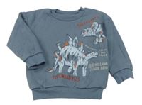 Šedá mikina s dinosaury Nutmeg