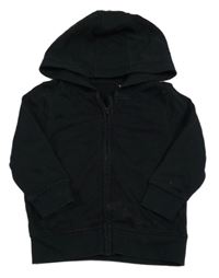 Černá propínací mikina s kapucí George