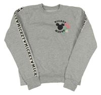 Šedá mikina s Mickeym Disney