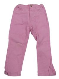 Růžové manšestráky H&M