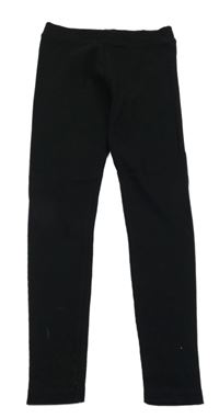 Černé žebrované legíny Destination