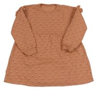 Starorůžové teplákové šaty s kytičkami George