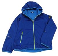 Safírová softshellová bunda s kapucí Pocopiano