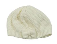 Smetanová čepice s mašlí H&M