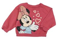 Tmavorůžová mikina s Minnie Disney
