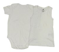 2set - Bílé body + bílý nátělník 