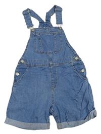 Modré riflové laclové kraťasy H&M