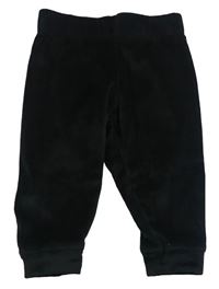 Černé sametové kalhoty Lupilu