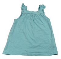 Tyrkysový top s volánky H&M