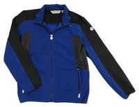 Tmavomodro-černá funkční fleecová propínací mikina zn. Regatta