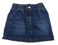 Tmavomodrá riflová sukně Next 